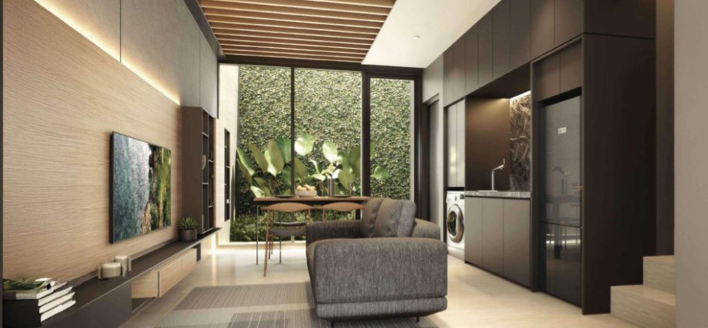 Vireya 5x12 ruang tamu konsep open space