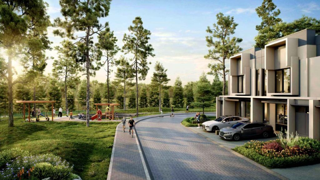 Fasilitas cluster rumah eksklusif di BSD